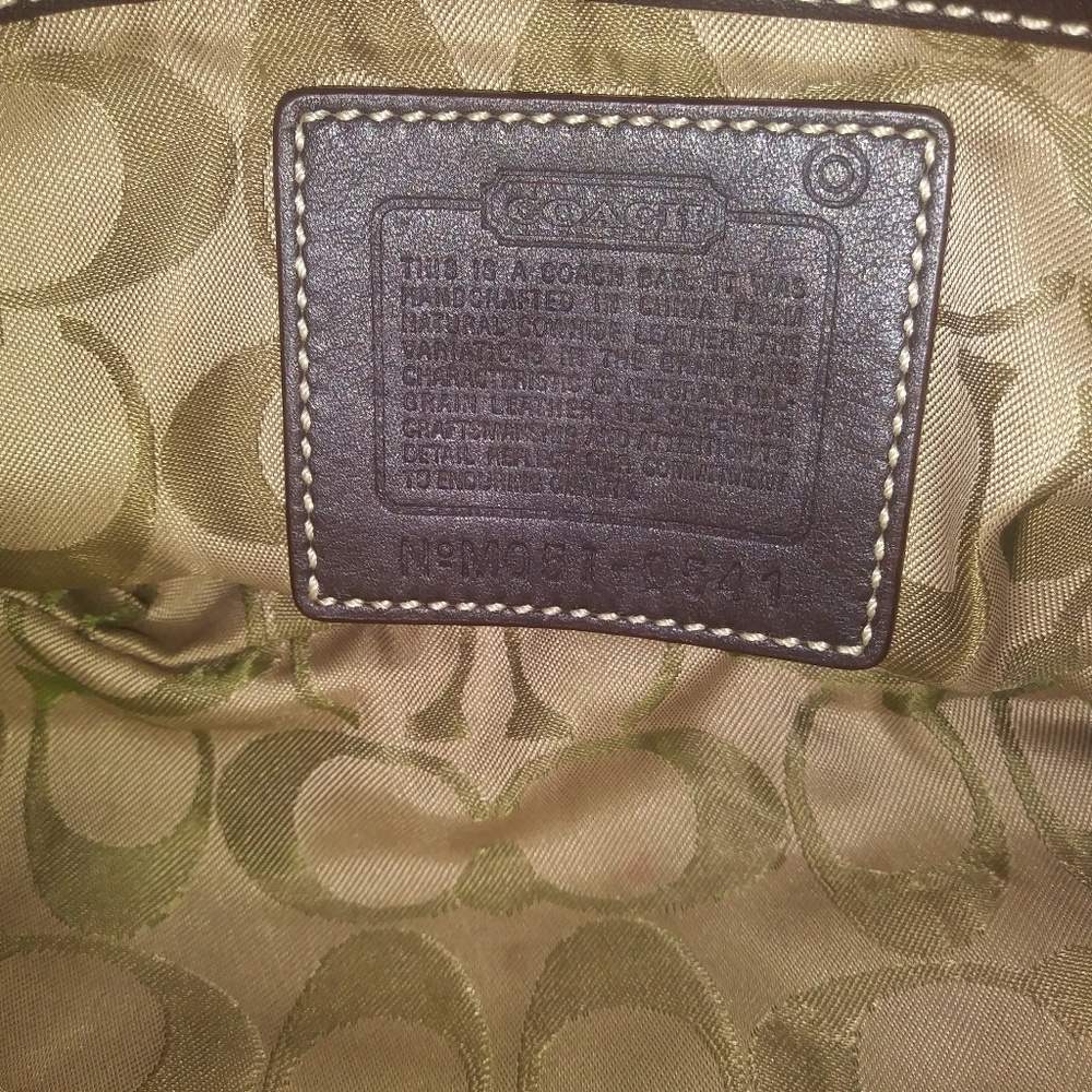 COACH leather shoulderbag - Picture 4 of 7